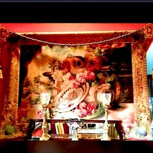 NWT GOBLYS "MANDOLIN" Still Life French Tapestry 76" x 55" made in France